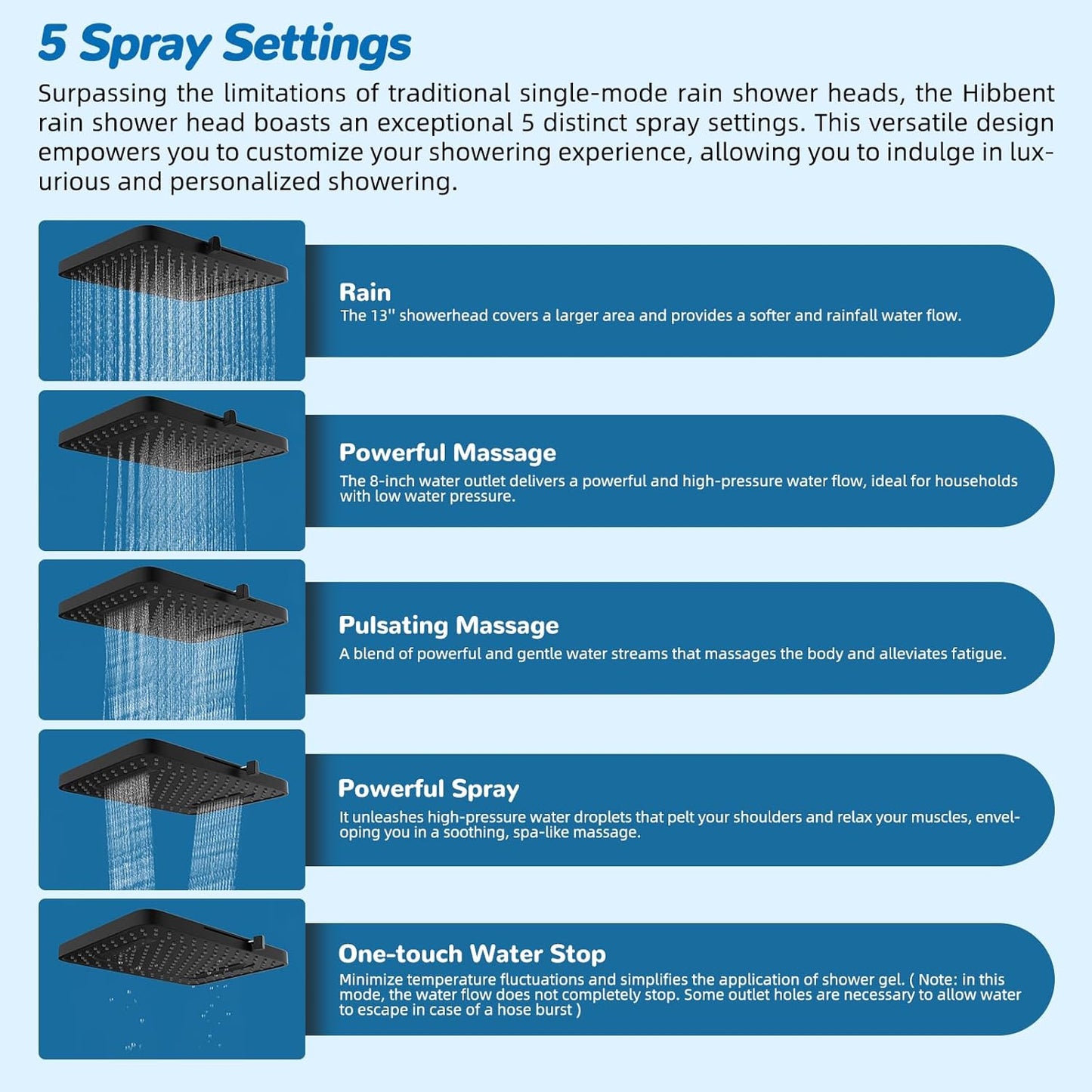 The Rain - Shower Spa Upgrade Kit