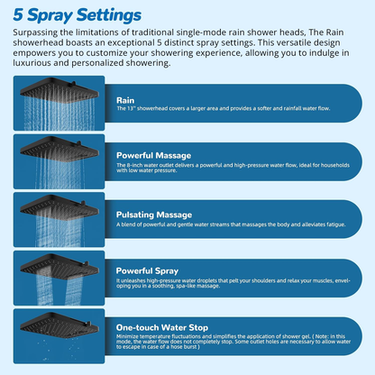 The Rain - Shower Spa Upgrade Kit